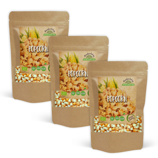 Popcorn LUOMU 500g x 3 pakettia