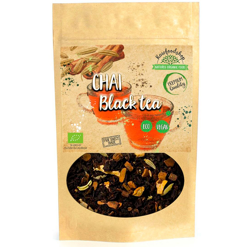 Chai Black Tea LUOMU 100g ryhmässä Hyödykkeet & Juomat / Juomat / Teet @ Rawfoodshop Scandinavia AB (10826)