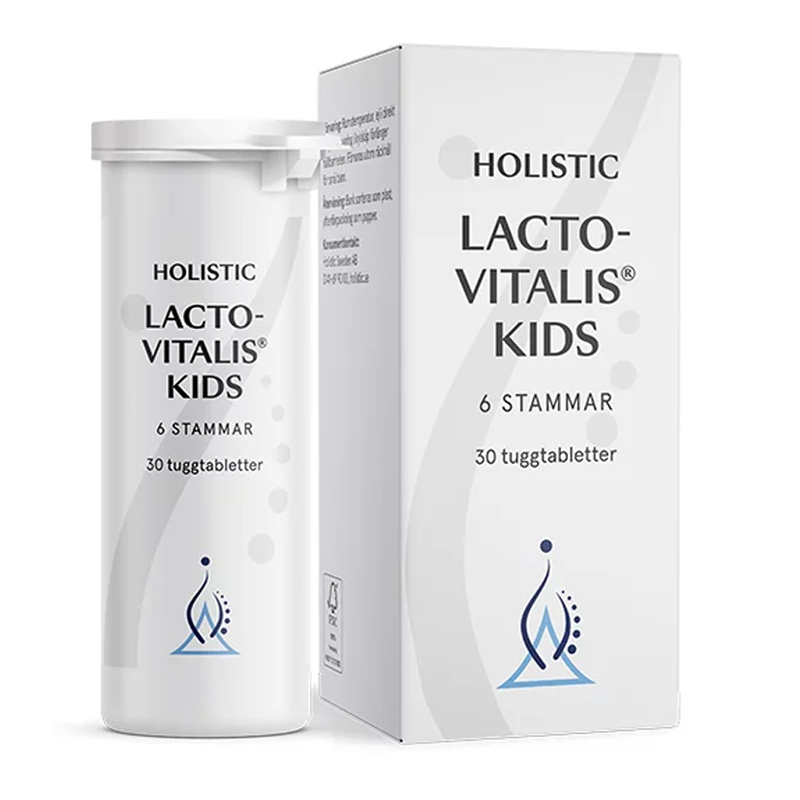 Holistic LactoVitalis Kids 30 tabl. ryhmässä Terveys / Ravintolisät / Maitohappobakteerit @ Rawfoodshop Scandinavia AB (1122)