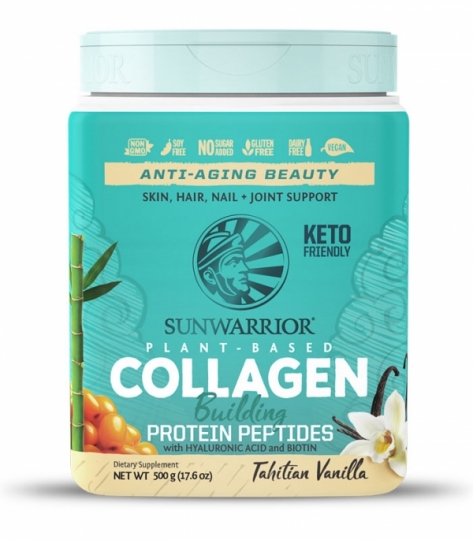 Sunwarrior Collagen Building Protein Vanilja 500g ryhmässä Terveys / Proteiinijauhe @ Rawfoodshop Scandinavia AB (1283)