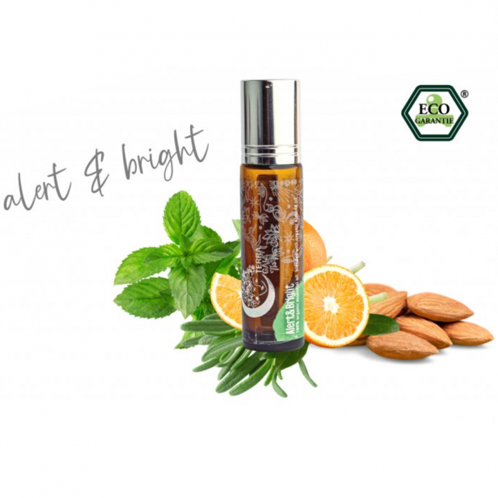 Eteerinen Öljy Alert & Bright Roll-on LUOMU 10ml ryhmässä Iho & Vartalo / Luonnollinen DIY / Eteeriset öljyt @ Rawfoodshop Scandinavia AB (17443620)