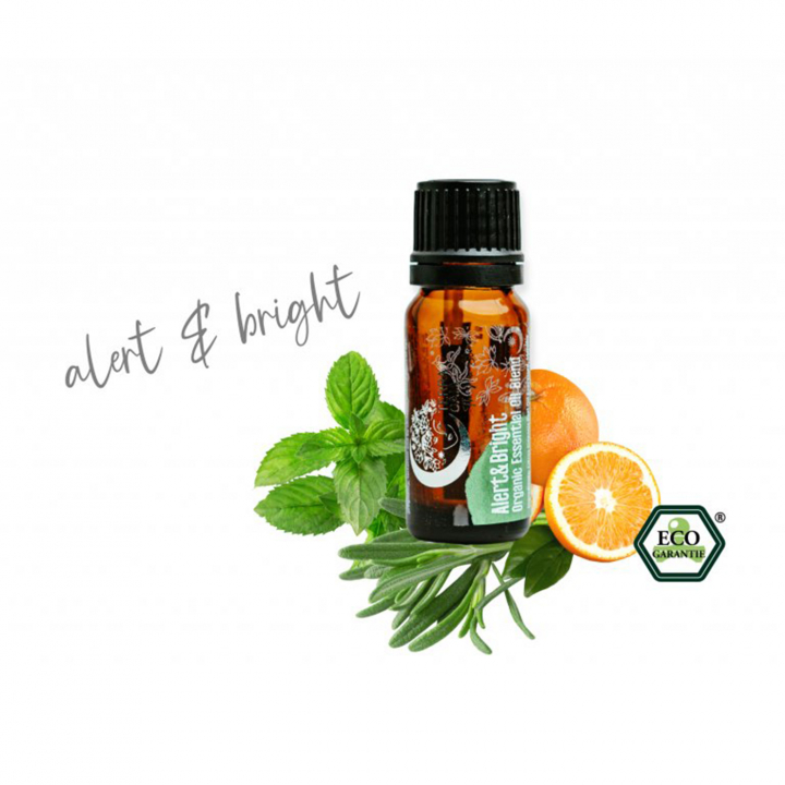 Eteerinen öljy Alert and Bright LUOMU 10ml ryhmässä Iho & Vartalo / Luonnollinen DIY / Eteeriset öljyt @ Rawfoodshop Scandinavia AB (17443644)