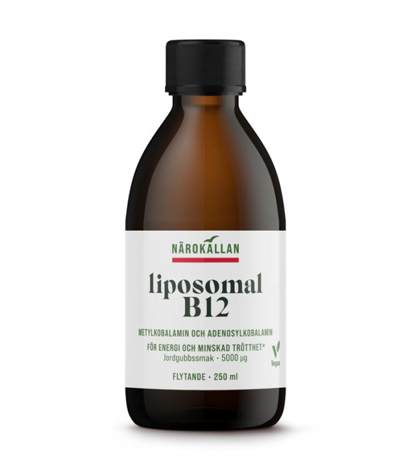 Liposomaalinen B12 5000 mcg 250 ml ryhmässä Terveys / Ravintolisät / Vitamiinit / Yksinkertaiset vitamiinit @ Rawfoodshop Scandinavia AB (1872)