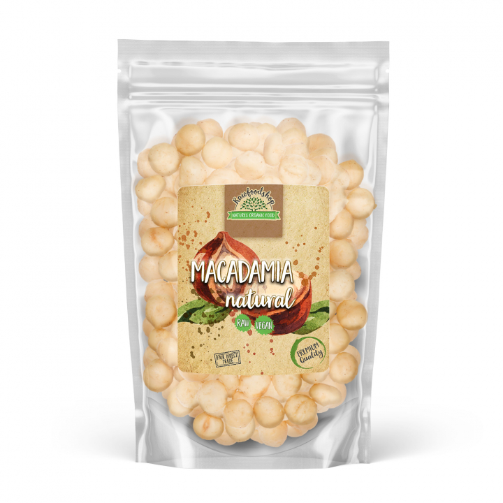 Premium RAW Macadamia-pähkinät 1kg ryhmässä Hyödykkeet & Juomat / Pähkinät / Macadamia @ Rawfoodshop Scandinavia AB (22410-1)