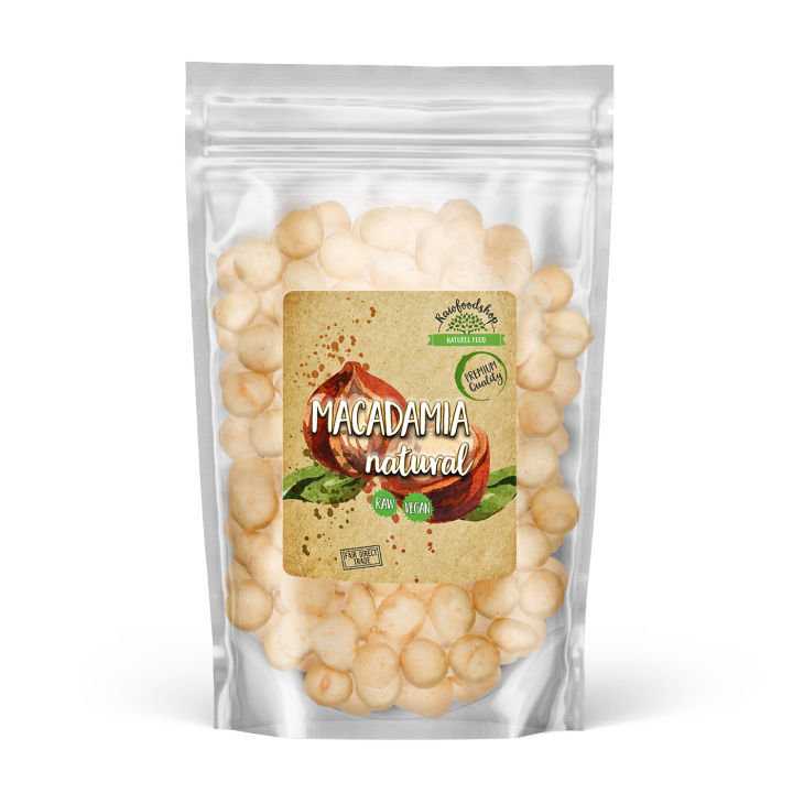 Premium RAW Macadamia-pähkinät 1kg ryhmässä Raaka-aineet / Pähkinät / Macadamia @ Rawfoodshop Scandinavia AB (22410-1)