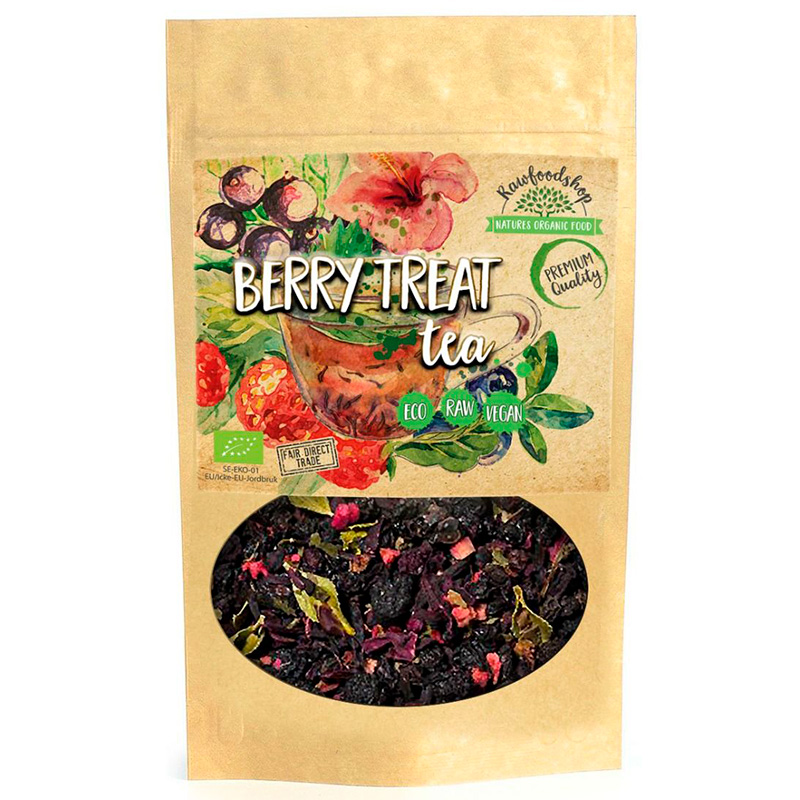 Berry Treat Tee LUOMU 100g ryhmässä Hyödykkeet & Juomat / Juomat / Teet @ Rawfoodshop Scandinavia AB (40231)