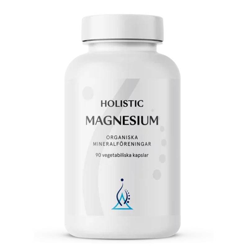 Holistic Magnesium 90 kapselia ryhmässä Terveys / Ravintolisät / Mineraalit @ Rawfoodshop Scandinavia AB (4050)