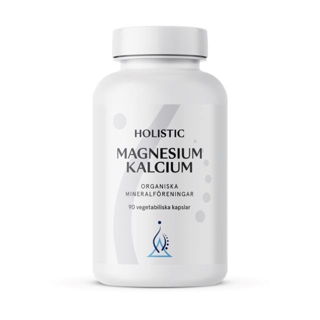 Holistic Magnesium - Kalsium 90 kapselia ryhmässä Terveys / Ravintolisät / Mineraalit @ Rawfoodshop Scandinavia AB (4070)