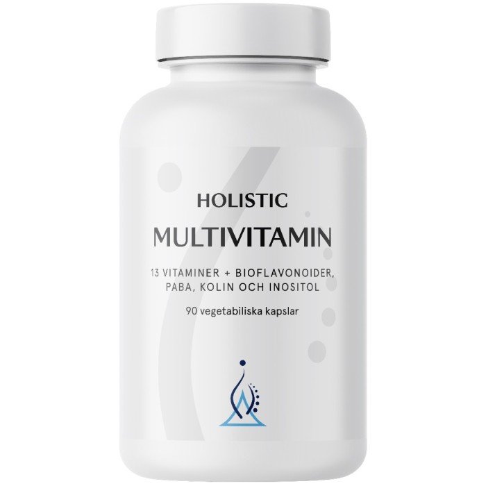 Holistic MultiVitamin 90 kapselia ryhmässä Terveys / Ravintolisät / Vitamiinit / Monivitamiinit @ Rawfoodshop Scandinavia AB (4119)