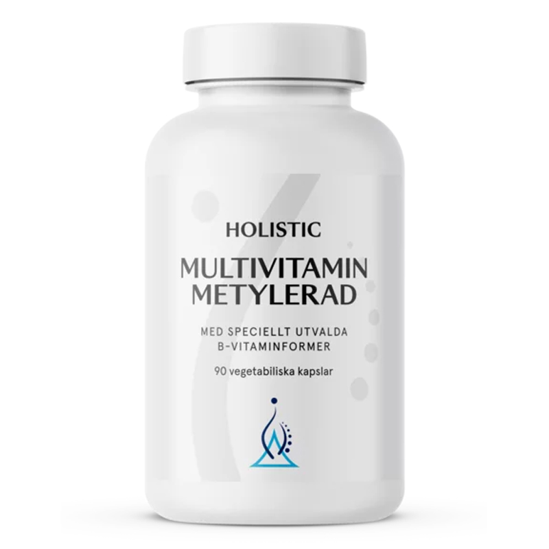 Holistic MultiVitamin Metylöity 90 kapselia ryhmässä Terveys / Ravintolisät / Vitamiinit / Monivitamiinit @ Rawfoodshop Scandinavia AB (4120)