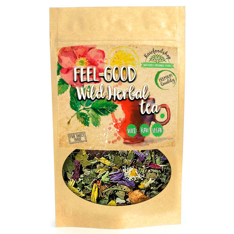 Feel Good Villiyrtti Tee 100g ryhmässä Hyödykkeet & Juomat / Juomat / Teet @ Rawfoodshop Scandinavia AB (43185)