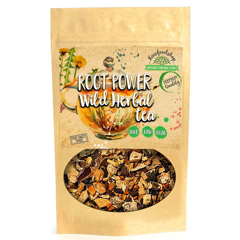 Root Power Villiyrttitee 100g ryhmässä Hyödykkeet & Juomat / Juomat / Teet @ Rawfoodshop Scandinavia AB (43196)