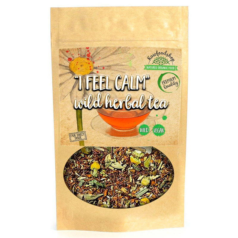 I Feel Calm Villiyrttitee 100g ryhmässä Hyödykkeet & Juomat / Juomat / Teet @ Rawfoodshop Scandinavia AB (43335)