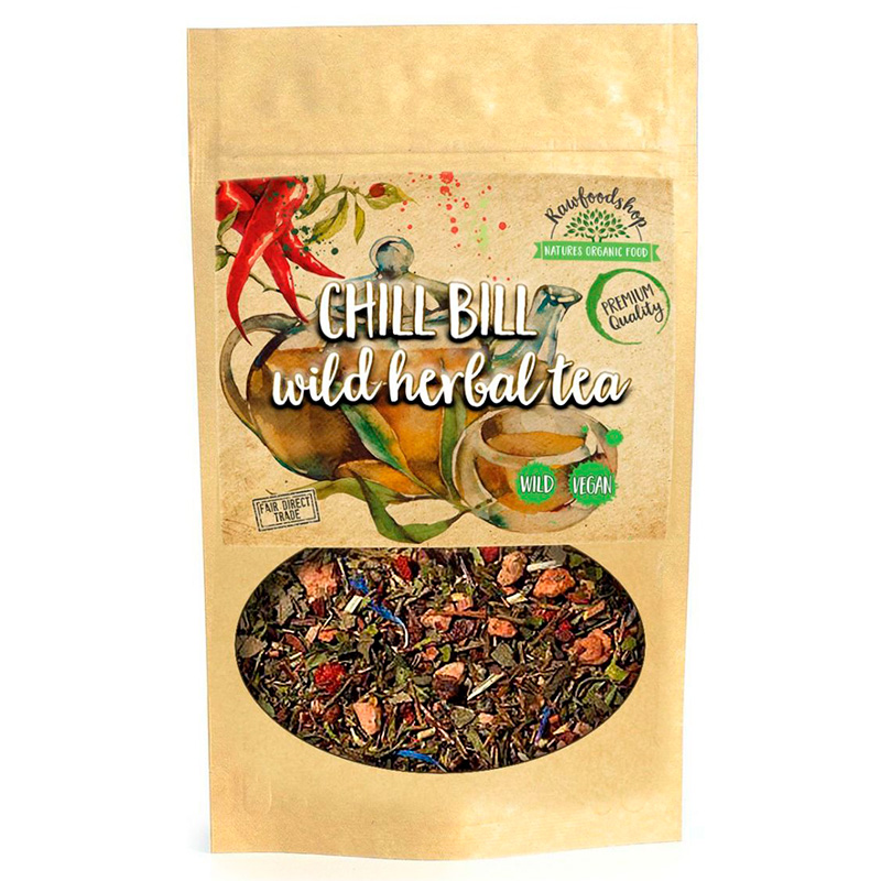 Chill Bill Villiyrttitee 100g ryhmässä Hyödykkeet & Juomat / Juomat / Teet @ Rawfoodshop Scandinavia AB (43341)