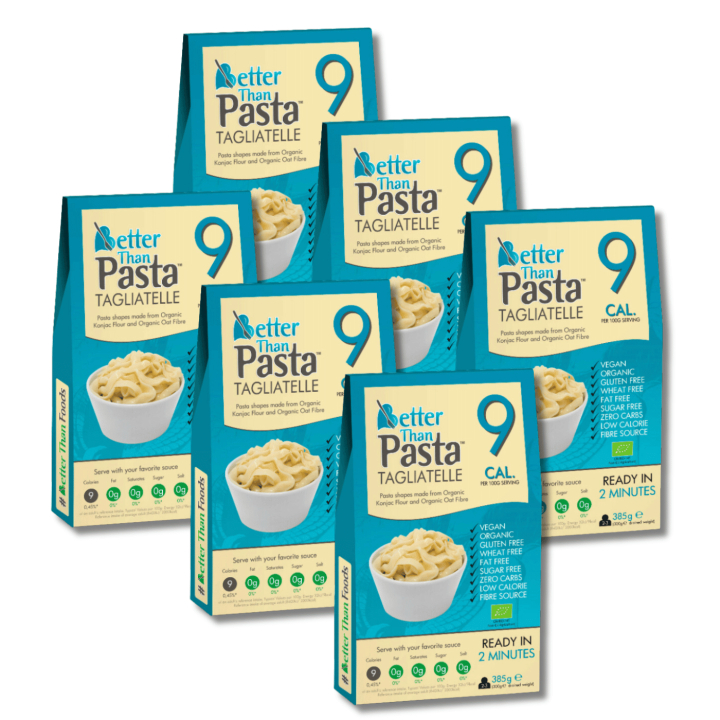 Better Than Tagliatelle LUOMU 385g x 6 pakettia ryhmässä Raaka-aineet / Ruokakomero / Pasta & Nuudelit @ Rawfoodshop Scandinavia AB (479-SET6)