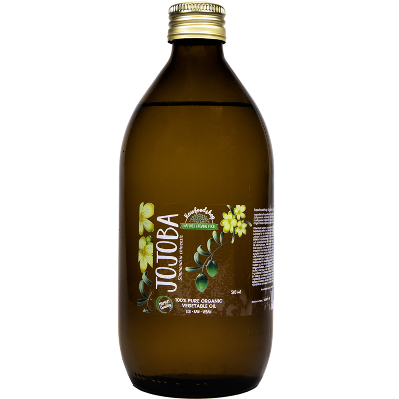 Jojobaöljy LUOMU 500ml ryhmässä Iho & Vartalo / Luonnollinen DIY / Kasviöljyt @ Rawfoodshop Scandinavia AB (5041233)