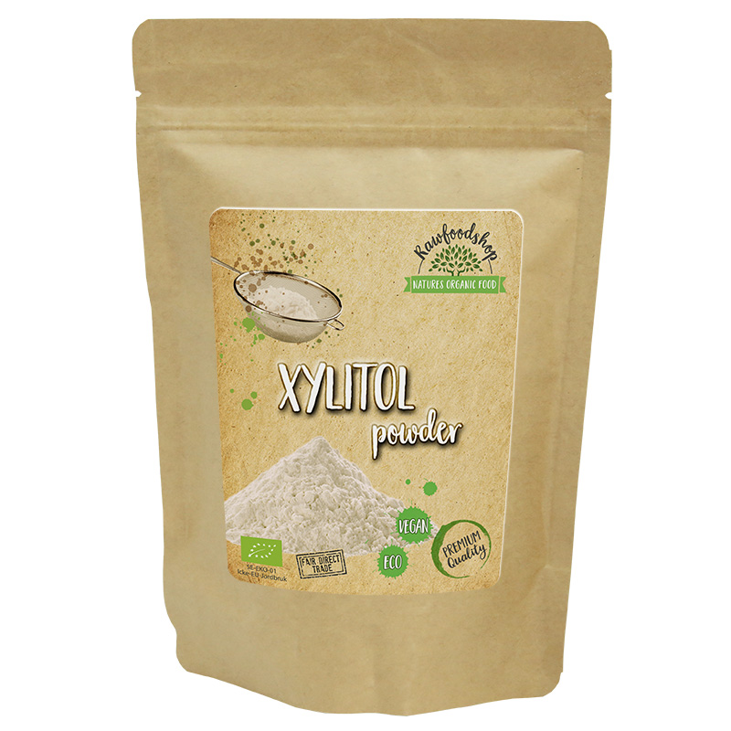 Xylitolijauhe LUOMU 500g ryhmässä Hyödykkeet & Juomat / Leipominen & Ruoanlaitto / Sokerointi / Ksylitoli @ Rawfoodshop Scandinavia AB (8070-1)