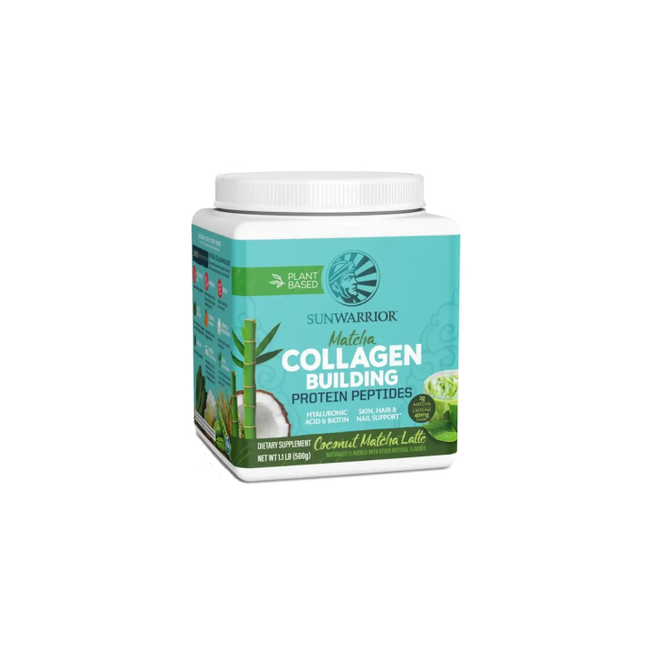 Collagen Building Protein Coconut Matcha Latte 500g ryhmässä Ravintolisät / Proteiinit & Aminohapot / Kollageenilisä @ Rawfoodshop Scandinavia AB (84058)