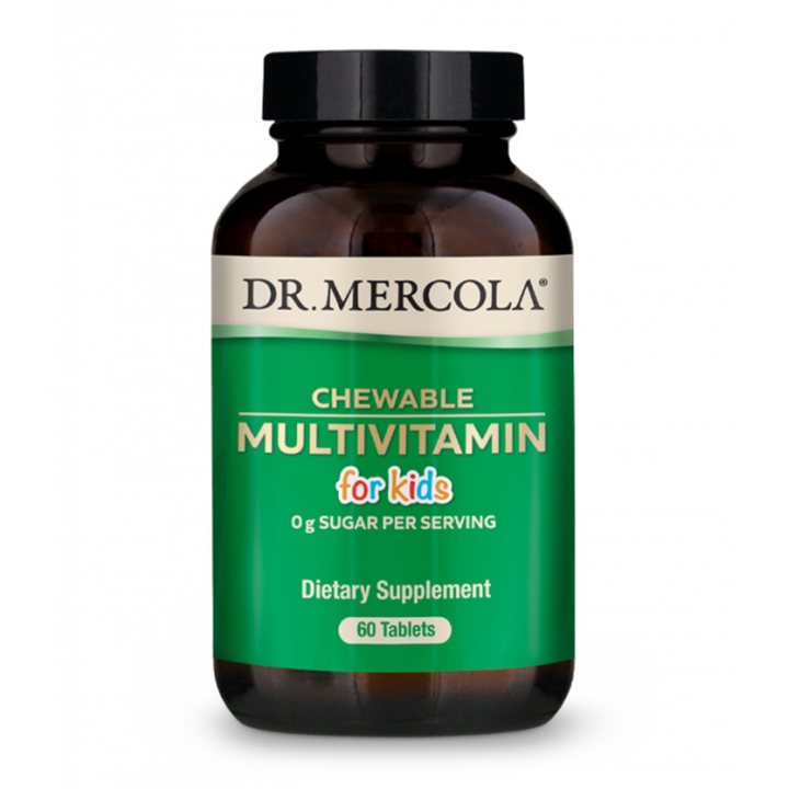 Dr. Mercola Pureskeltava Multivitamiini Lapsille 60tbl ryhmässä Terveys / Ravintolisät @ Rawfoodshop Scandinavia AB (962)