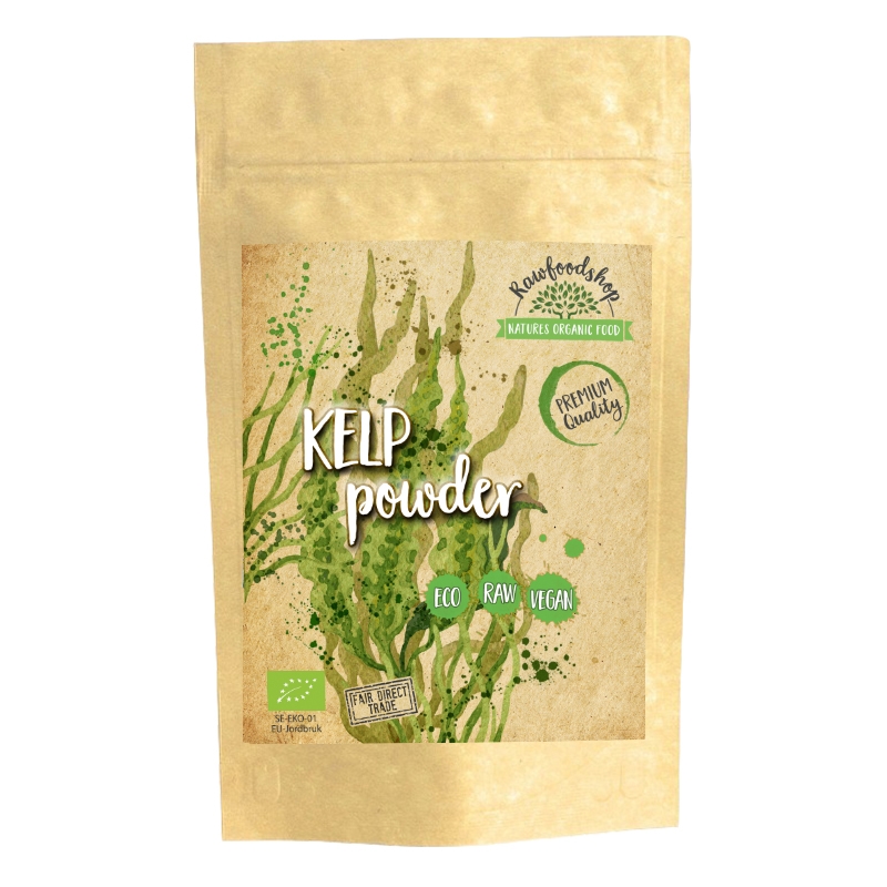 Kelp Jauhe LUOMU 125g ryhmässä Hyödykkeet & Juomat / Ruokakomero / Levät & Merilevät @ Rawfoodshop Scandinavia AB (A1003)