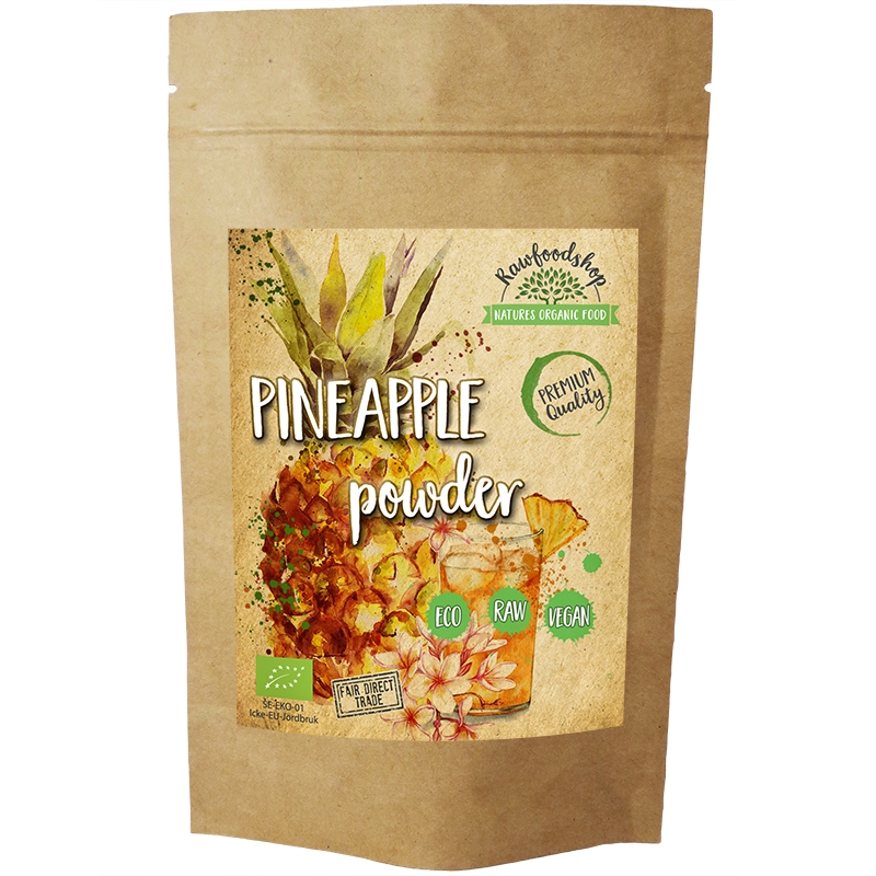 Ananasjauhe LUOMU 100g ryhmässä Hyödykkeet & Juomat / Hedelmät & Marjat / Ananas @ Rawfoodshop Scandinavia AB (ANP10)