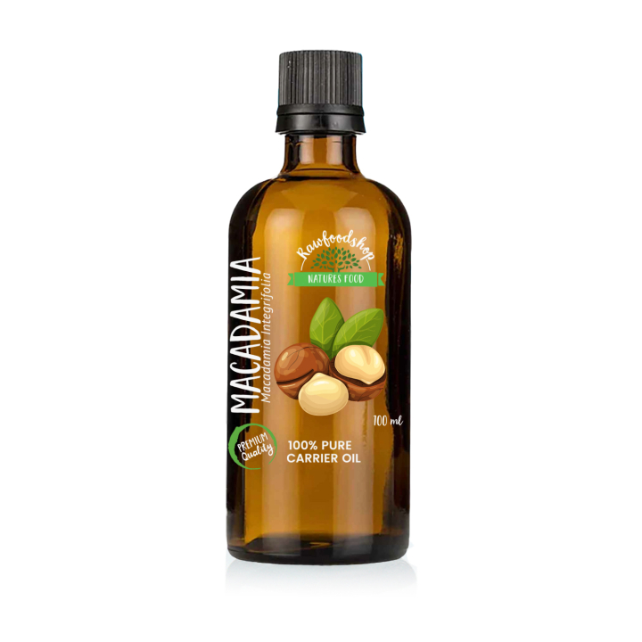 Macadamiaöljy 100ml ryhmässä Iho & Vartalo / Luonnollinen DIY / Kasviöljyt @ Rawfoodshop Scandinavia AB (BOUL111)