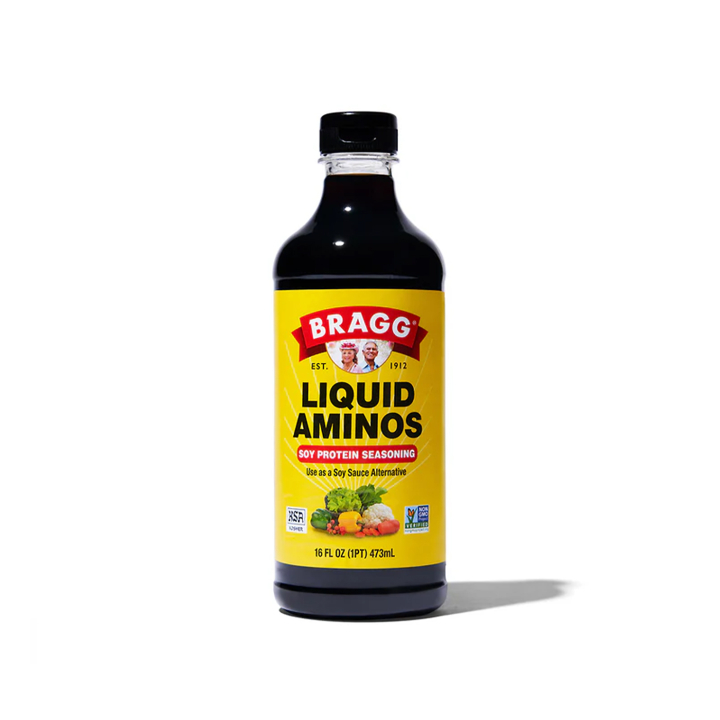 Bragg Liquid Aminos 473ml ryhmässä Hyödykkeet & Juomat / Ruokakomero / Mauste / Soija & Kastike @ Rawfoodshop Scandinavia AB (BRAG5432)