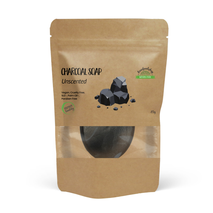 Saippua Aktiivihiili 85g ryhmässä Uutiset @ Rawfoodshop Scandinavia AB (CHSBUL-06)