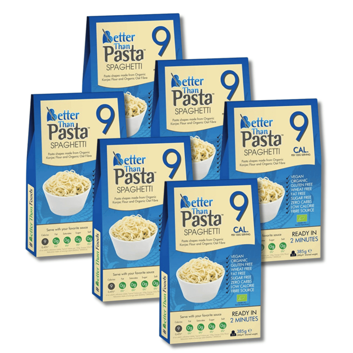 Better Than Spaghetti LUOMU 385g x 6 pakettia ryhmässä Raaka-aineet / Ruokakomero / Pasta & Nuudelit @ Rawfoodshop Scandinavia AB (CNUD002-SET6)