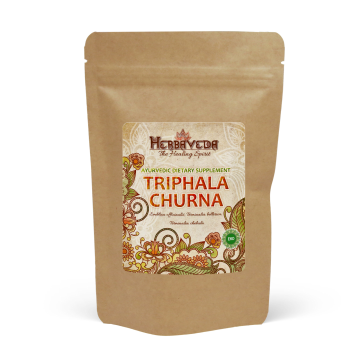 Triphala Churna LUOMU 125g ryhmässä Terveys / Ravintolisät / Yrtit @ Rawfoodshop Scandinavia AB (HERBA24)