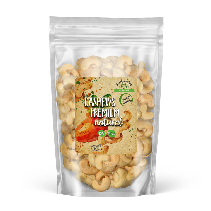 Premium RAW Cashewpähkinät 1kg ryhmässä Raaka-aineet / Pähkinät / Cashewpähkinät @ Rawfoodshop Scandinavia AB (K17190-1)