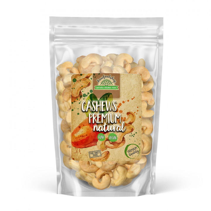 Cashewpähkinät Premium RAW 500g ryhmässä Hyödykkeet & Juomat / Pähkinät / Cashewpähkinät @ Rawfoodshop Scandinavia AB (K17190-500)