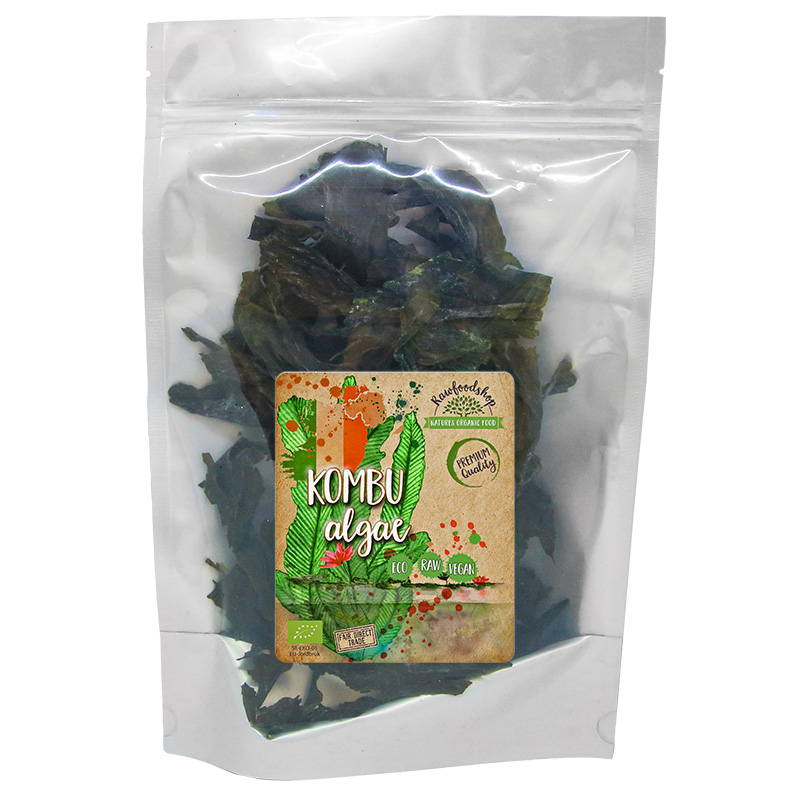 Kombu-levät LUOMU 125g ryhmässä Hyödykkeet & Juomat / Ruokakomero / Levät & Merilevät @ Rawfoodshop Scandinavia AB (KOMBU01)