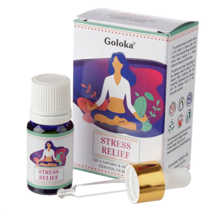 Goloka Blend Eteerinen Öljy Stressinlievitys 10ml ryhmässä Koti & Sielu / Rituaali & Seremonia / Suitsuke, Kynttilät & Tuoksut @ Rawfoodshop Scandinavia AB (OILB03)