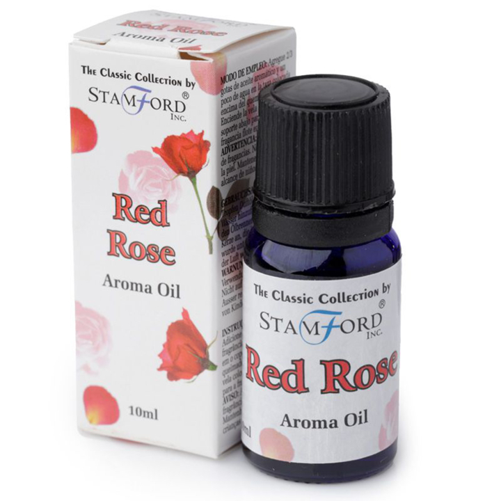 Aromaöljy Red Rose 10ml ryhmässä Koti & Sielu / Rituaali & Seremonia / Suitsuke, Kynttilät & Tuoksut @ Rawfoodshop Scandinavia AB (OILG30)