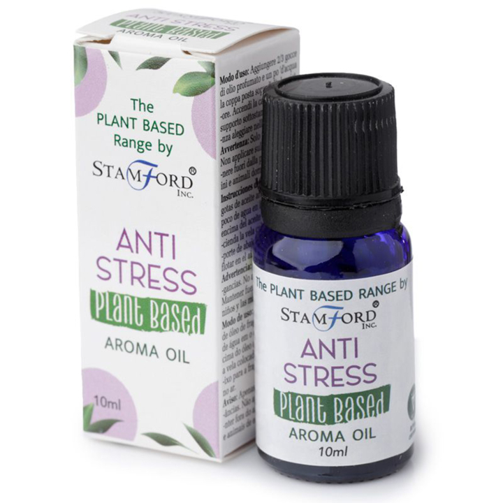 Aromaöljy Kasvipohjainen Anti Stress 10ml ryhmässä Koti & Sielu / Rituaali & Seremonia / Suitsuke, Kynttilät & Tuoksut @ Rawfoodshop Scandinavia AB (OILG59)