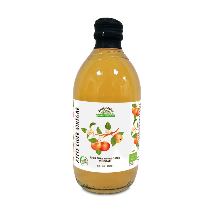 Omenaviinietikka Suodattamaton LUOMU 500ml ryhmässä Raaka-aineet / Ruokakomero / Mauste / Etikka @ Rawfoodshop Scandinavia AB (PFMN5SY050006)