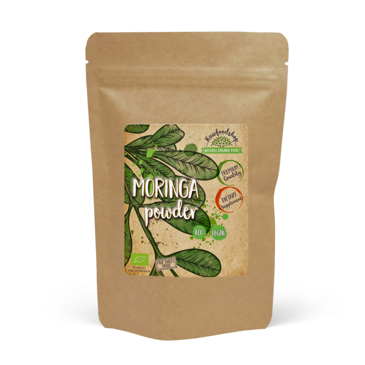 Moringa Jauhe LUOMU 125g ryhmässä Terveys / Ravintolisät / Yrtit @ Rawfoodshop Scandinavia AB (RAW00120013)