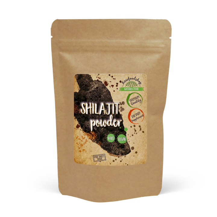 Shilajit-jauhe 125g ryhmässä Terveys / Ravintolisät / Mineraalit @ Rawfoodshop Scandinavia AB (RAW00210)