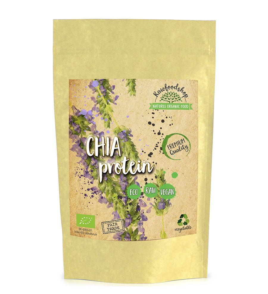 Chiaproteiini LUOMU 500g ryhmässä Terveys / Proteiinijauhe @ Rawfoodshop Scandinavia AB (RAW007700776)