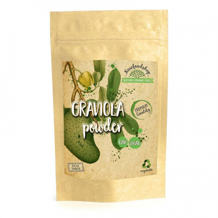 Graviola-jauhe 125g ryhmässä OUTLET 20-80% / Yrtit, Levät & Sienet 20-50% / Yrtit, Levät & Sienet 30% @ Rawfoodshop Scandinavia AB (RAW053)