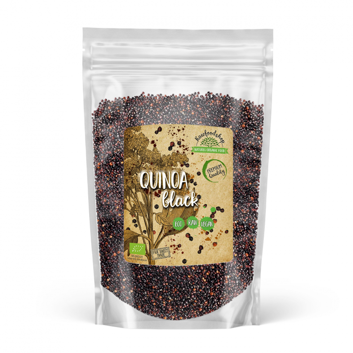 Quinoa Musta LUOMU 500g ryhmässä Hyödykkeet & Juomat / Ruokakomero / Siemenet @ Rawfoodshop Scandinavia AB (RAW9865)