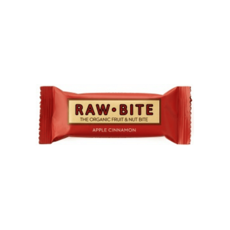 Rawbite Omena & Kaneli 50g ryhmässä Raaka-aineet / Karkkia & Suklaata / Suklaapatukat @ Rawfoodshop Scandinavia AB (RAWBIT6543764)