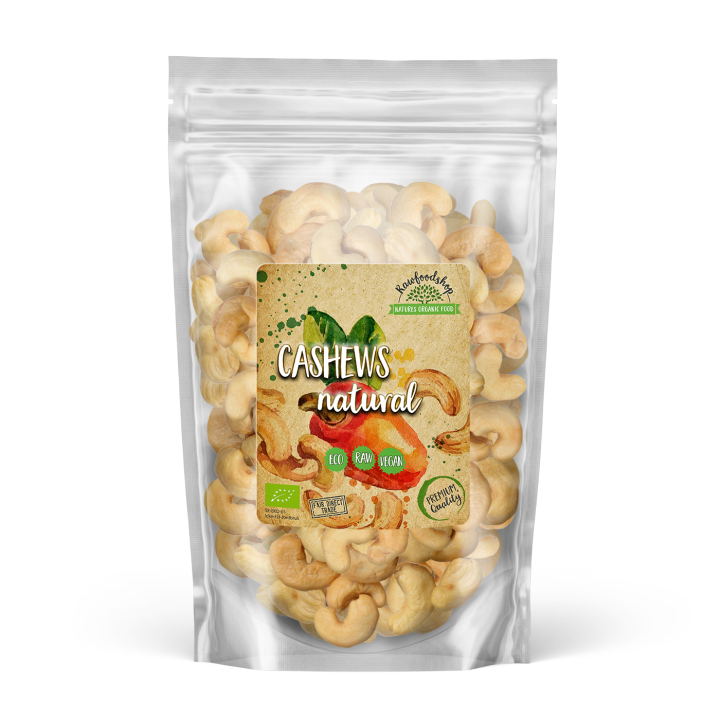 Cashewpähkinät Premium RAW LUOMU 1kg ryhmässä Raaka-aineet / Pähkinät / Cashewpähkinät @ Rawfoodshop Scandinavia AB (RNOT10002058E)