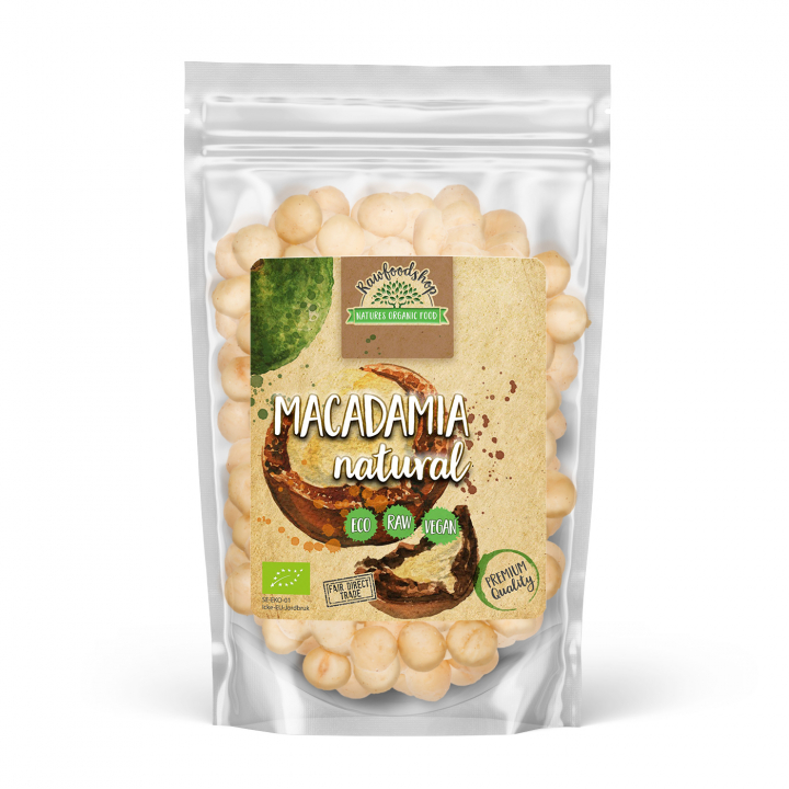 Premium RAW LUOMU Macadamia-pähkinät 200g ryhmässä Hyödykkeet & Juomat / Pähkinät / Macadamia @ Rawfoodshop Scandinavia AB (RNOT200429E)