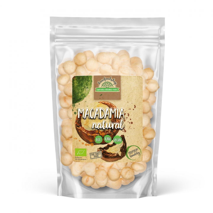 Macadamianpähkinät Premium RAW LUOMU 500g ryhmässä Hyödykkeet & Juomat / Pähkinät / Macadamia @ Rawfoodshop Scandinavia AB (RNOT500430E)