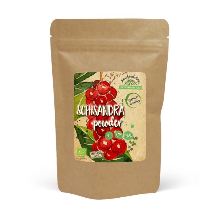 Schisandra-jauhe LUOMU 125g ryhmässä Hyödykkeet & Juomat / Hedelmät & Marjat / Hedelmäjauhe @ Rawfoodshop Scandinavia AB (RPUL100540E)