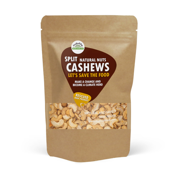 Cashewpähkinät Halkaistut RAW 1kg ryhmässä Raaka-aineet / Pähkinät / Cashewpähkinät @ Rawfoodshop Scandinavia AB (SFK17191-1)