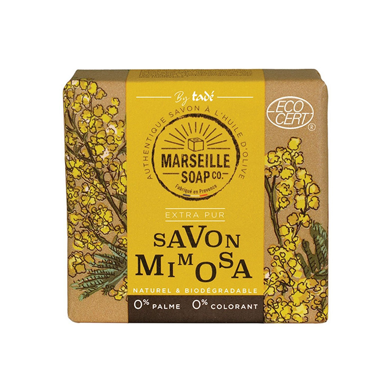 Kiinteä Marseille Saippua 100g Mimosa ryhmässä Iho & Vartalo / Valmistuneet tuotteet / Saippua @ Rawfoodshop Scandinavia AB (TADSOLIDM4963)