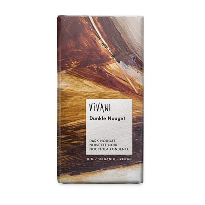 Vivani Tumma Nougat LUOMU 100g ryhmässä Hyödykkeet & Juomat / Karkkia & Suklaata / Suklaapatukat @ Rawfoodshop Scandinavia AB (VIV9875694301)